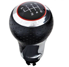 pour AUDI A3 8L 96- A3 8P 03-/ S-LINE POMMEAU LEVIER DE VITESSE 6-V CHROME 12 mm