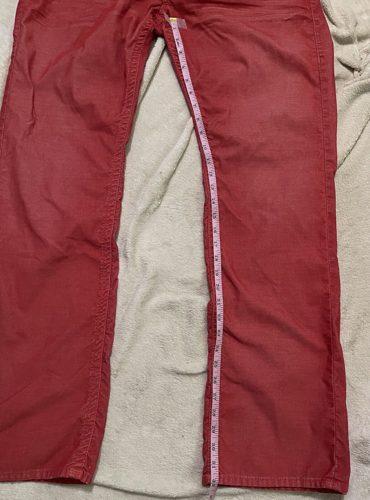 True Religion  Ricky Jeans Men’s RustCorduroy Flap Pockets Relaxed Straight 36 image 5