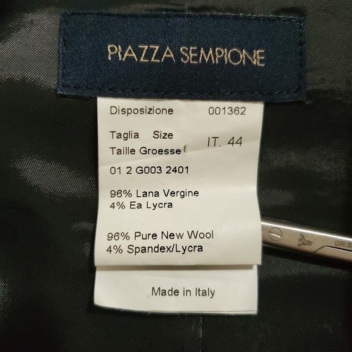 Piazza Sempione~Women IT 44 US 8~Striped New Wool Blend Career Blazer~ITALY Made - Picture 9 of 10