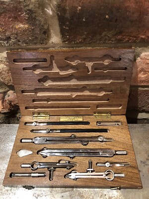 Vintage Zeichner Requisites London technisches Zeichenset Technik ex con