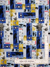 USA Military United States Air Force Fabric Patch Cotton Patriotic By The Yard