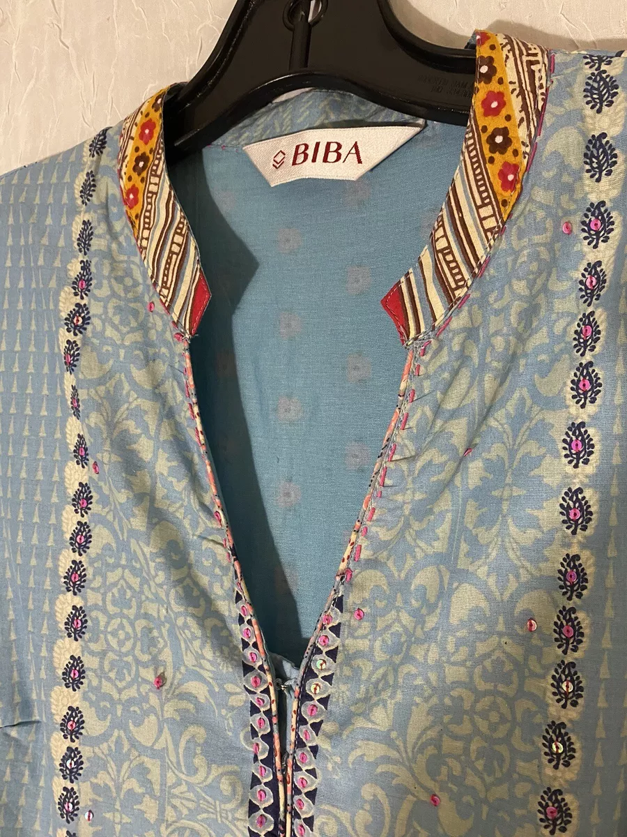 Buy Biba Multicoloured Floral Midi Fit & Flare Dress - Ethnic Dresses for  Women 15126638 | Myntra