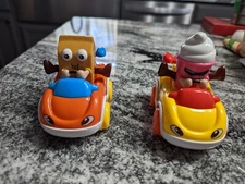 2 Vatos Pull Back Friction Toddler Toys Cars