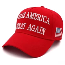Baseball Cap for Trump 2024 45-47 MAGA Hat Make America Great Again with US Flag