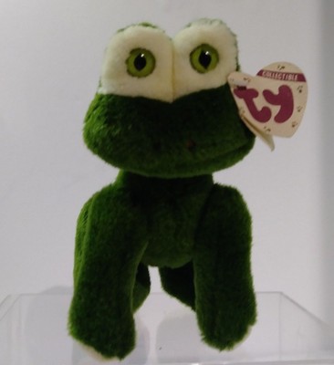Ty Collectible Prince Frog Green White 6