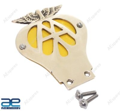 Vintage Brass AA Association Membership Car Bike Badge Emblem