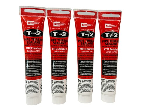 LOT OF 4 RectorSeal 1.75 oz PTFE Enriched T Plus 2 Pipe Thread Sealant 23710