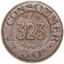 Francia 30 Céntimos A Consommer Token - S…