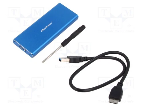 1 piece, Hard discs housing: M.2 QOLTEC-51832 /E2UK