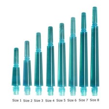 COSMO FIT SHAFT GEAR NORMAL-LOCKED DART SHAFTS - CLEAR BLUE - SET OF 3