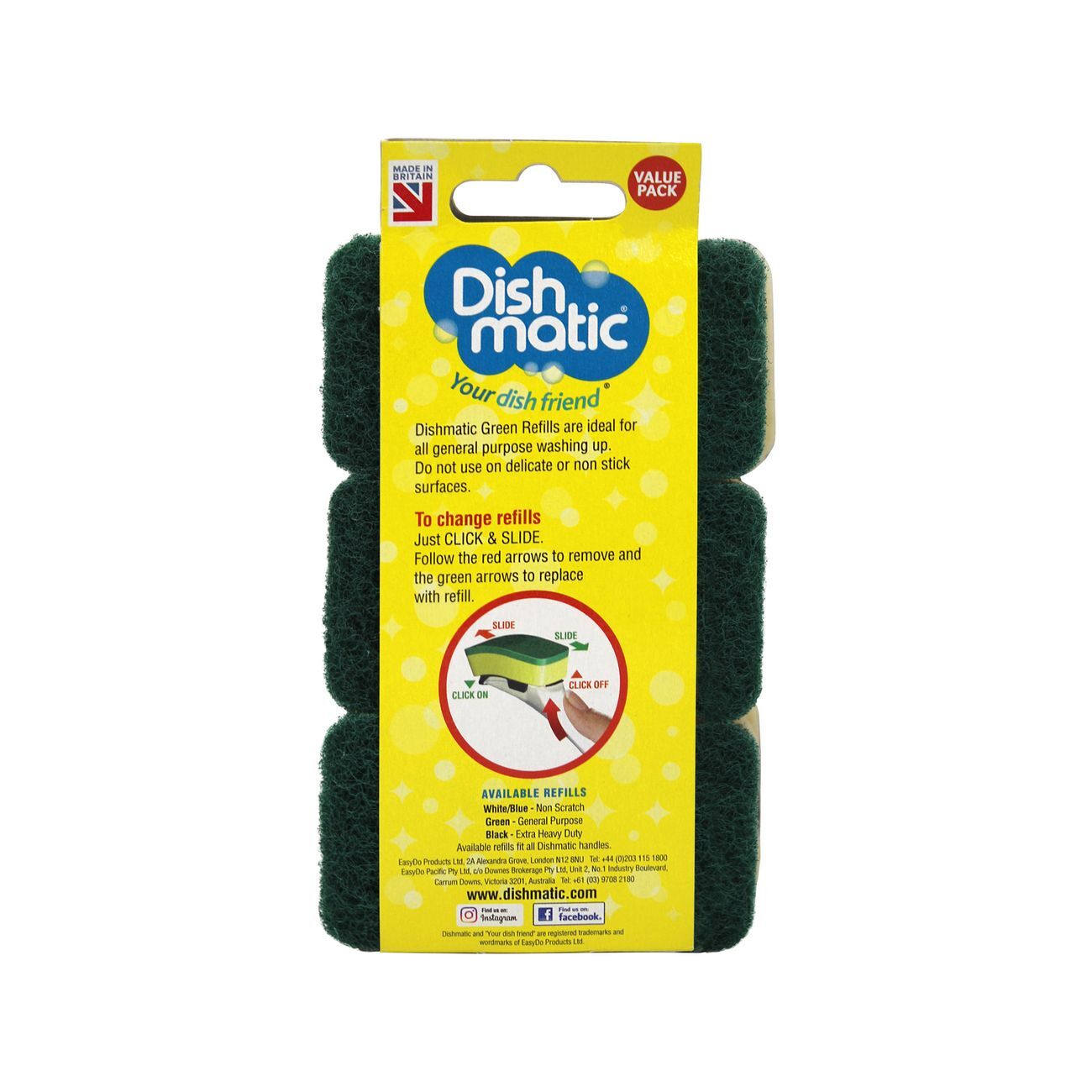 Dishmatic Dishbrush Refills 6 Pack eBay