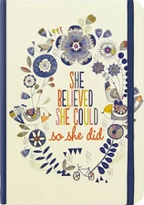 She Believed Journal (Diary, Notebook) by Peter Pauper Press Hardcover 5x7 NEW