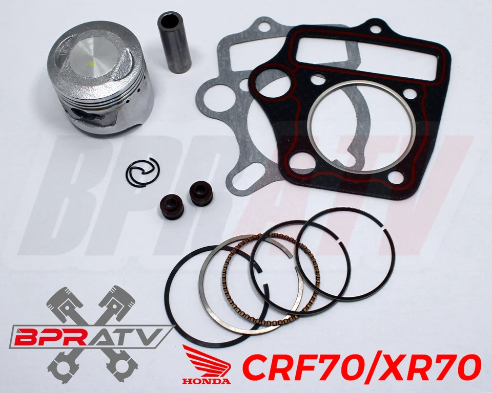 97-03 Honda XR70R XR 70R 47mm Stock Bore Aftermarket Piston & Top End Gasket Kit - Image 3 of 4