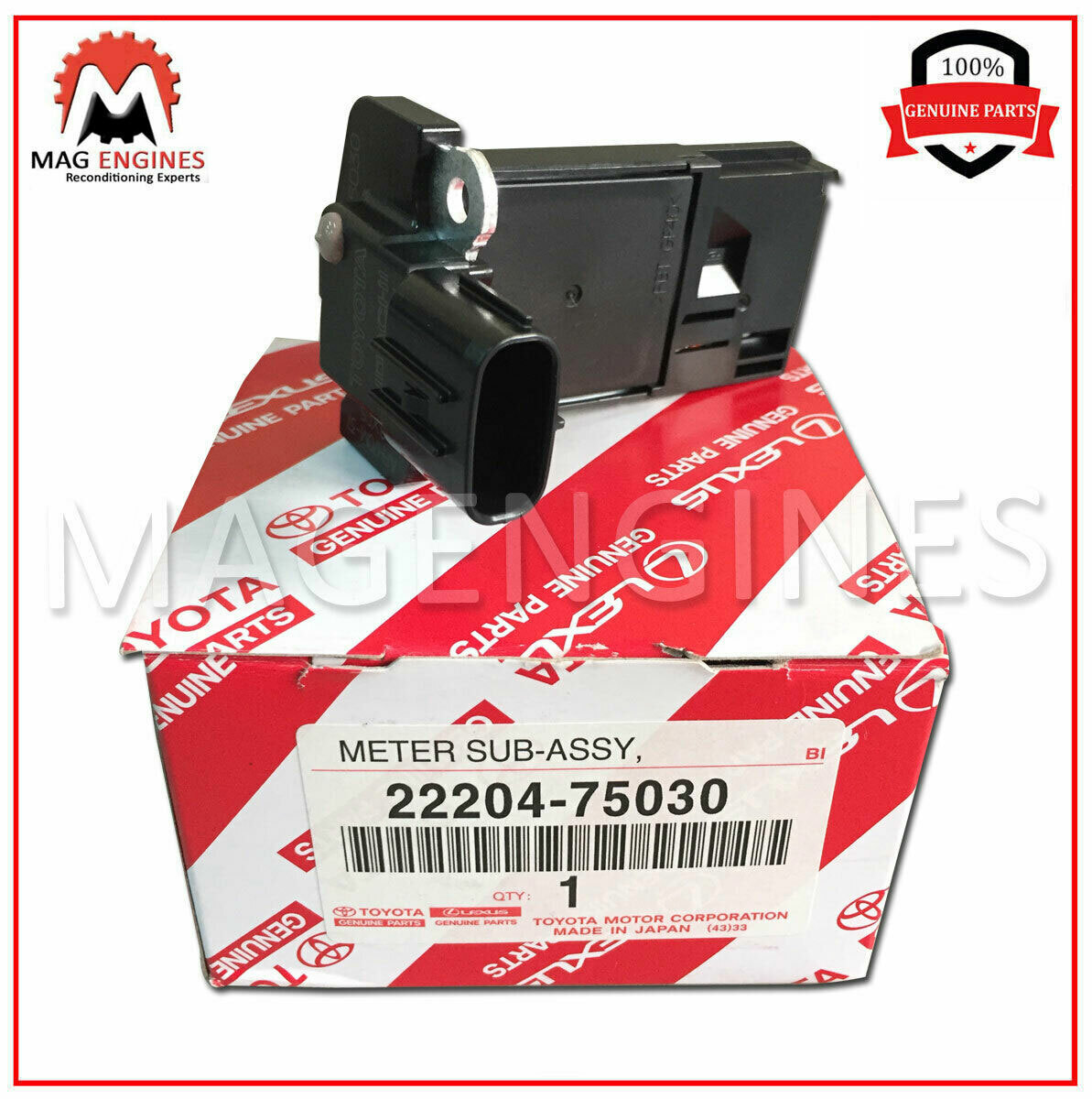 22204-75030 GENUINE OEM METER ASSY, INTAKE AIR FLOW 2220475030 | eBay
