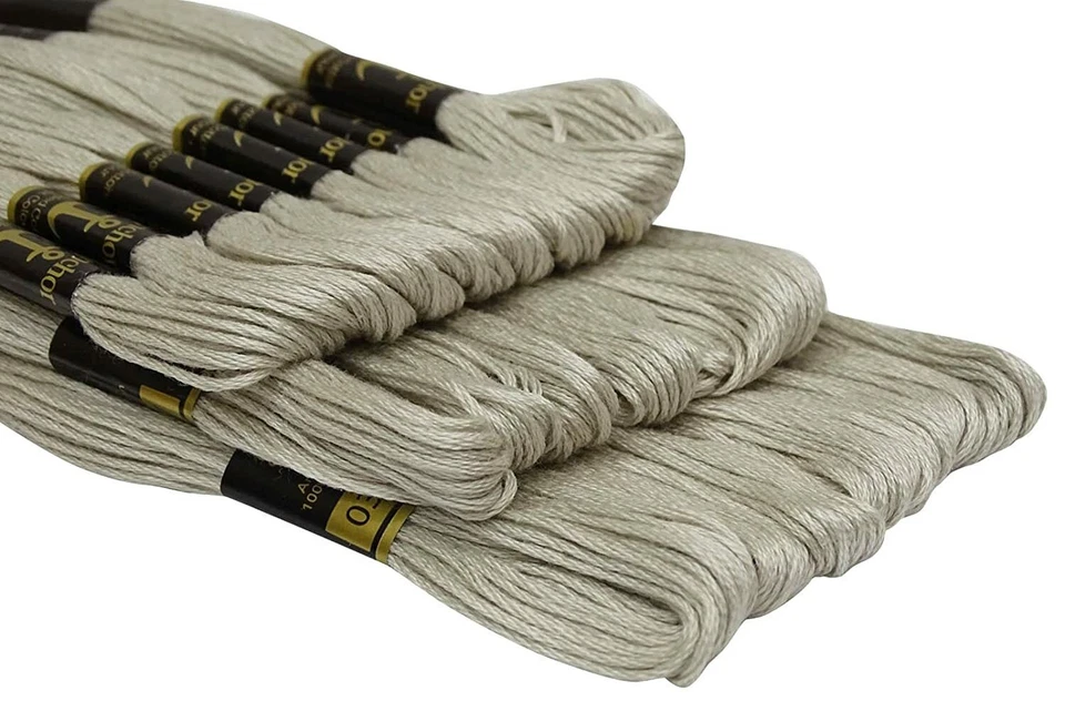 Anchor Stranded Cotton Thread Cross Stitch Hand Embroidery Floss Skein Off-White - Image 3 of 4