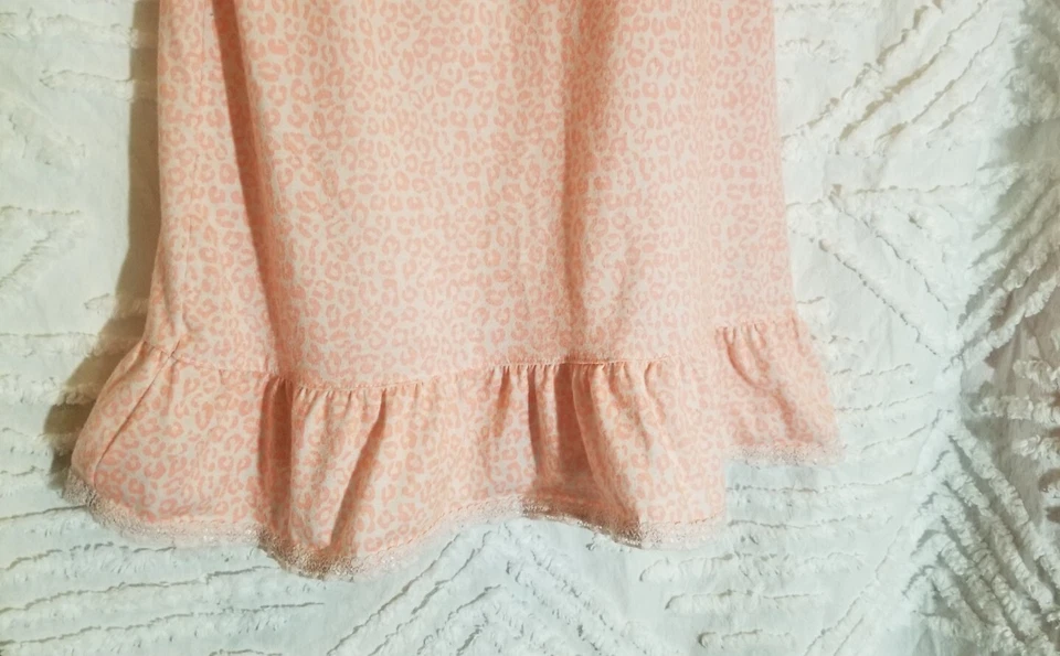 Camisón pijama estampado animal coralino Carter's para niñas MEDIANO Foto 4 de 4