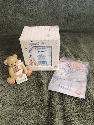 Cherished Teddies, Enesco,  Color Me Five   Age 5,  with box and COA