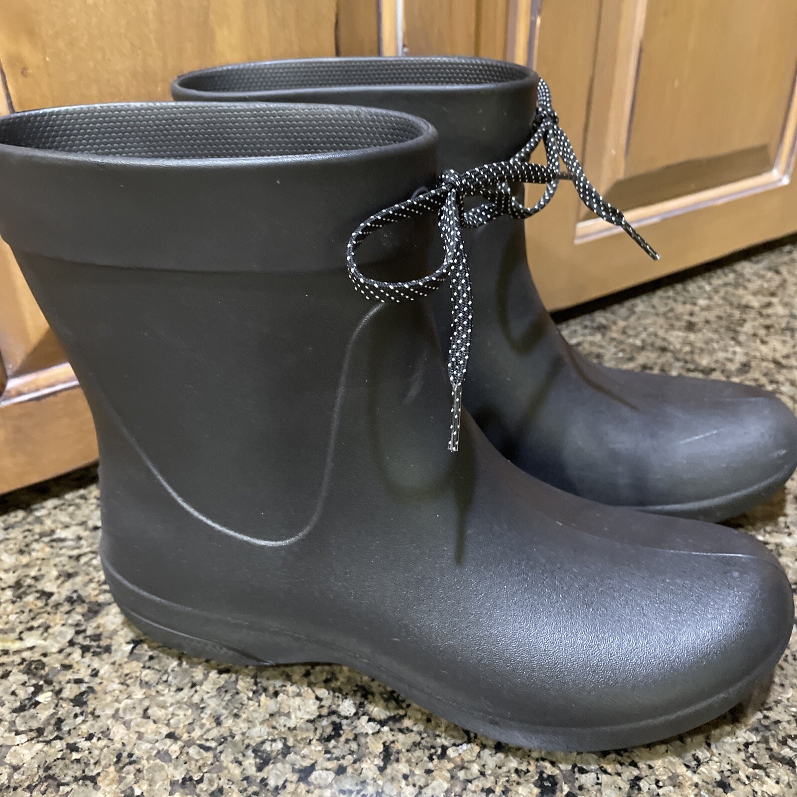 Crocs Freesail Shorty Black Rain Boots 