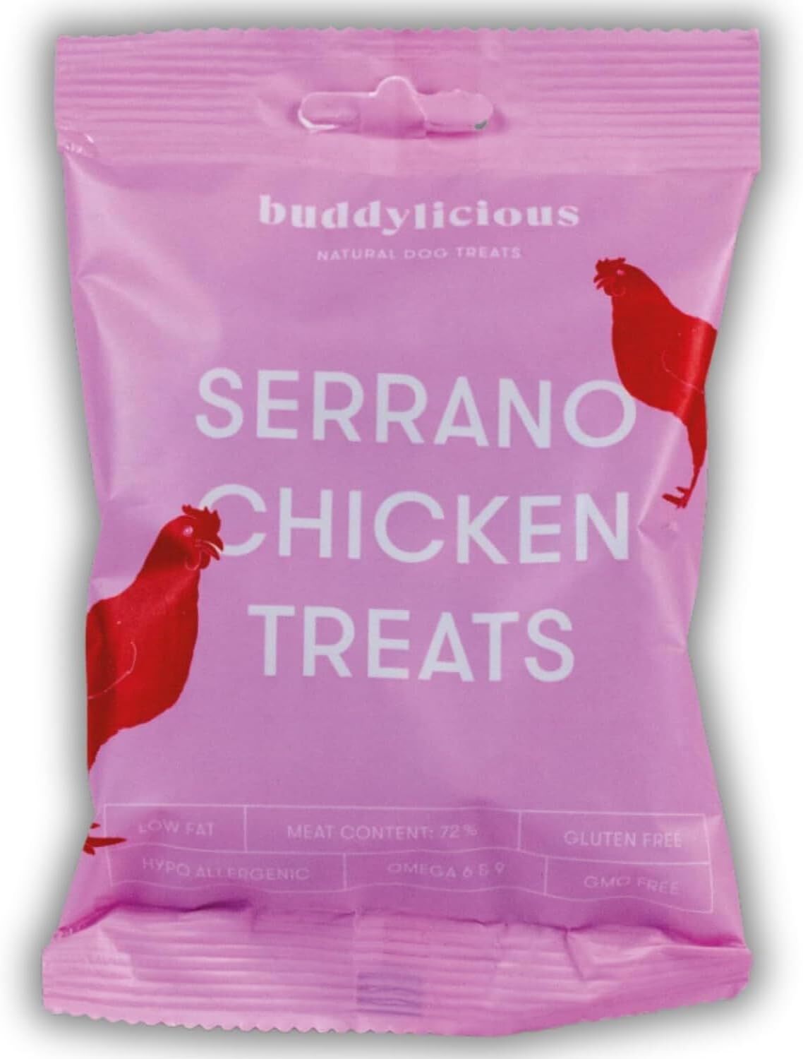 Buddylicious  Dog Treats Chews Healthy Natural Tasty Food Serrano Chicken