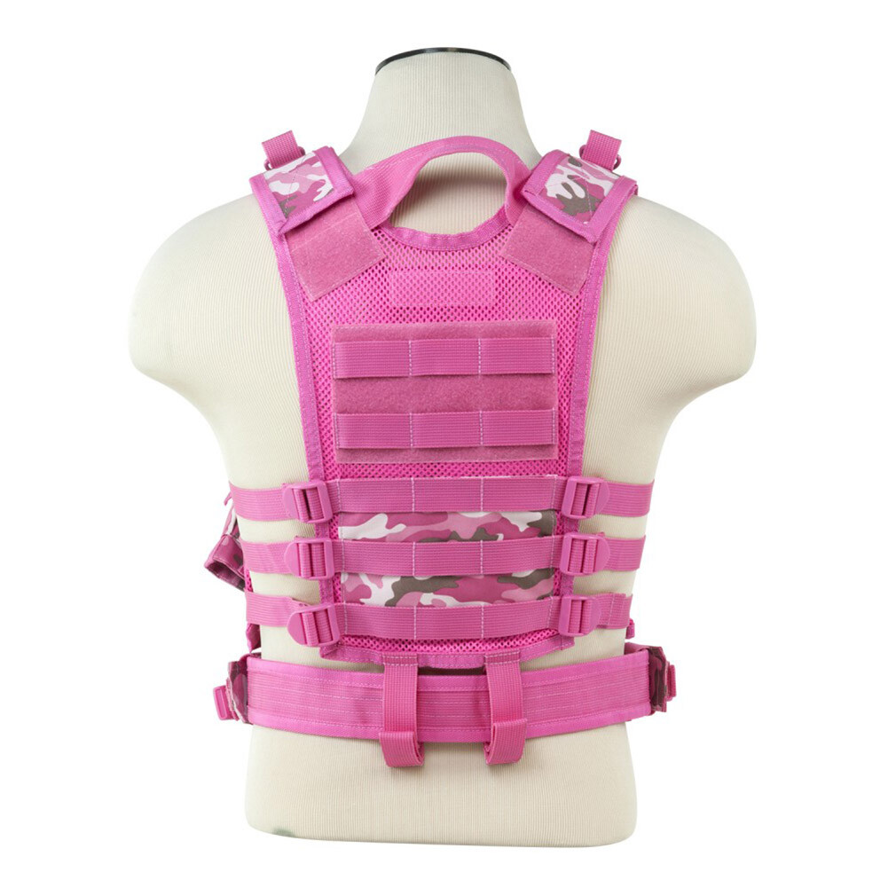 NcSTAR Tactical Vest Pink Camo Xs-s MD CTVC2916PC for sale online