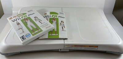Nintendo Wii Fit Plus with Balance Board Bundle Game Manual Tested Clean Fun