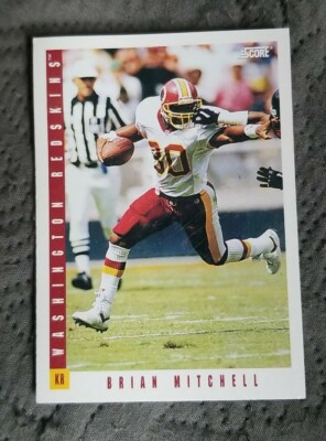 1993 Score Football Card #85 Brian Mitchell - Washington Redskins 