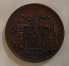 1882 GAR Baltimore 16th Annual Encampment Bronze Medal Civil War Vet