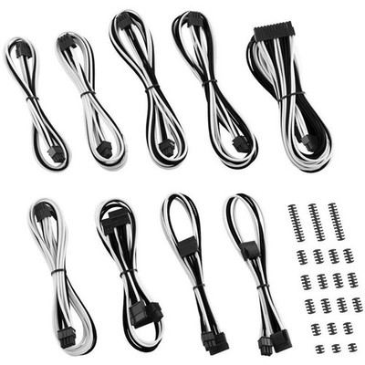 CableMod Classic ModMesh C-Series Cable Kit Corsair RMi & RMx - schwarz/weiß