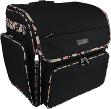 Wheeled Scrapbook Tote for Scrapbooking Art Travel Organizer Storage Bin for