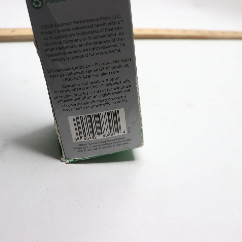 Gila Control de Calor 3 en 1 Adhesivo Residencial Hágalo Usted Mismo Película para Ventanas Gris 4' x 15' Foto 3 de 4