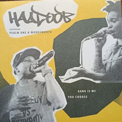 Haadoob Feat. Psalm One Gang Is Me Black Pearl Records 7''Vinyl Record BPR001RAP.