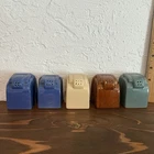 Lot Of Frankoma #45/45H Modern Salt & Pepper Shakers Circa 1935-42