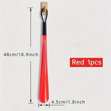 1PC Long Handle Shoe Horn Durable Plastic Shoe Spoon No Bend Helper