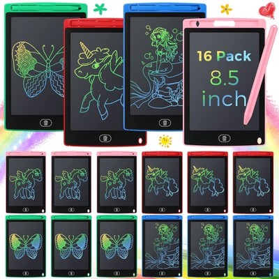 16 PCS LCD Writing for - 8.5 Inch Reusable Writing Board Drawing Doodle Pad G...