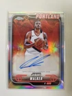 Jabari Walker Portland NBA 2025 Topps Chrome Refractor Autograph 💯🔥