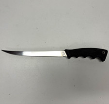 Coleman Western 967 Stainless Fish Fillet Knife Black USA Made Vintage