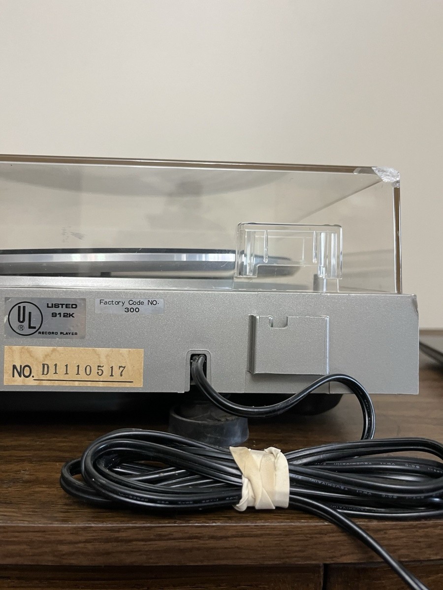 LXI Sears 564.97980160 Turntable – Direct Drive, Works, No Hinges