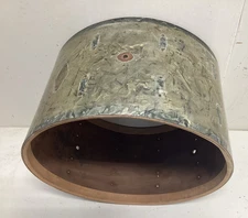 Vintage Slingerland 24" Black Diamond Pearl Mahogany Bass Drum Shell Cloud Badge