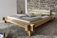 Doppelbett Bett Balkenbett 180X200Cm Wildeiche Eiche Massiv GeöLt Neu Ovp!!!