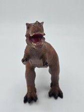 Tyrannosaurus Rex T-Rex 13  Figure Soft Brown Plastic Rubber Toys