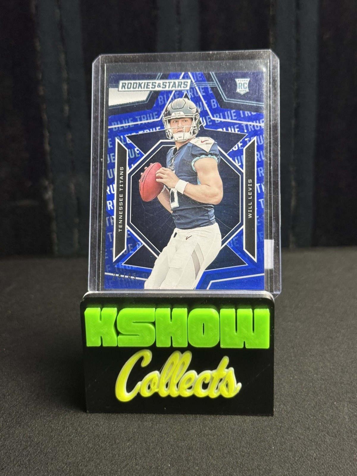 2023 Rookies & Stars Will Levis True Blue RC /49 COLOR MATCH 🔥 Titans 197