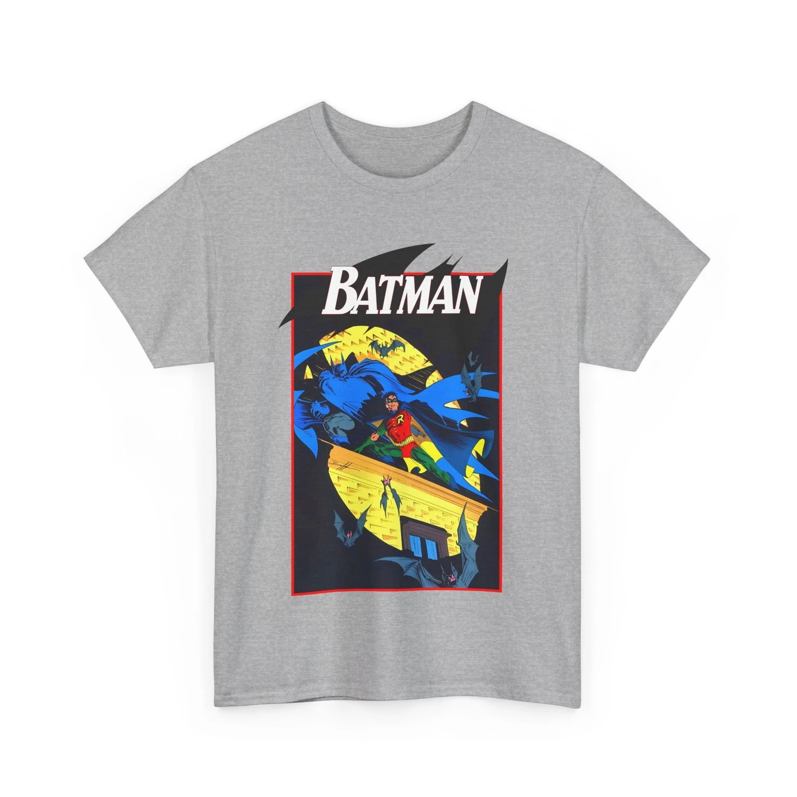 Batman & Robin T-Shirt - Norm Breyfogle Art - DC Comics - Dynamic Duo - Gotham