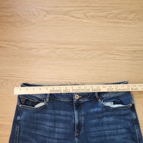 J. Jill Jeans Womens 18 Stretch Blue Denim Modern Slim Bootcut 5-Pocket 36x30 - Picture 4 of 13
