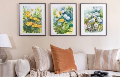 #ad Original brand new watercolor still life ”A story of dandelions ” $200 art $200.00