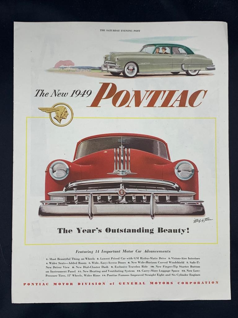 Magazine Ad* - 1949 - Pontiac Silver Streak - (#6)