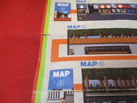Dynowarz / River City Ransom NES Nintendo Power Foldable Promo Poster ONLY