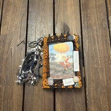 Halloween Junk Journal Vintage Fabric Pumpkins Softcover Decorated 3 Signatures
