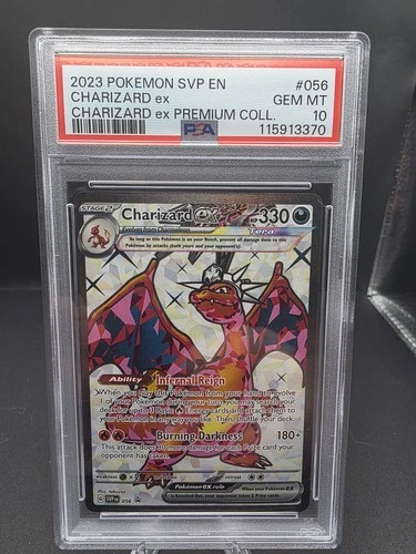 PSA 10 Charizard ex SVP 056 Black Star Promo 2023 Charizard ex Premium...