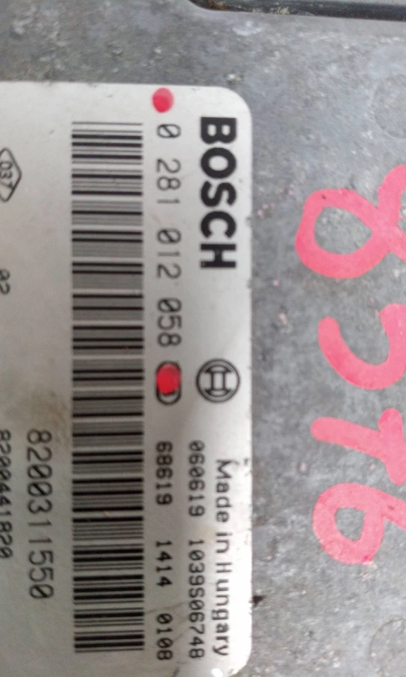 0281012058 centralina motore per RENAULT ESPACE IV (JK0) 2002 526874 - Immagine 4 di 4