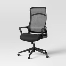 Comfort Office Chair Black - Room Essentials: Ergonomic, Adj